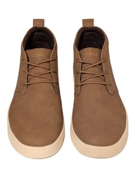 IZOD Palmer Chukka Boots Mens 8M Brown Memory Foam Lace Up Casual Shoes 1815298